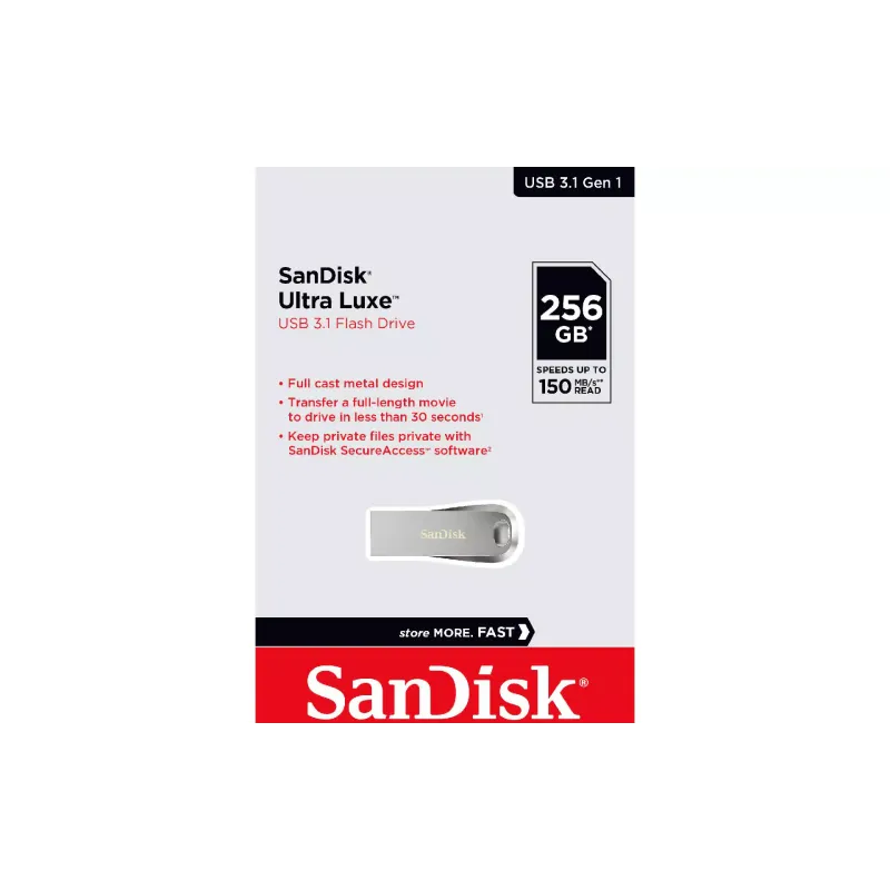 محرك أقراص USB Sandisk, Silver (SDCZ74-256G-G46)