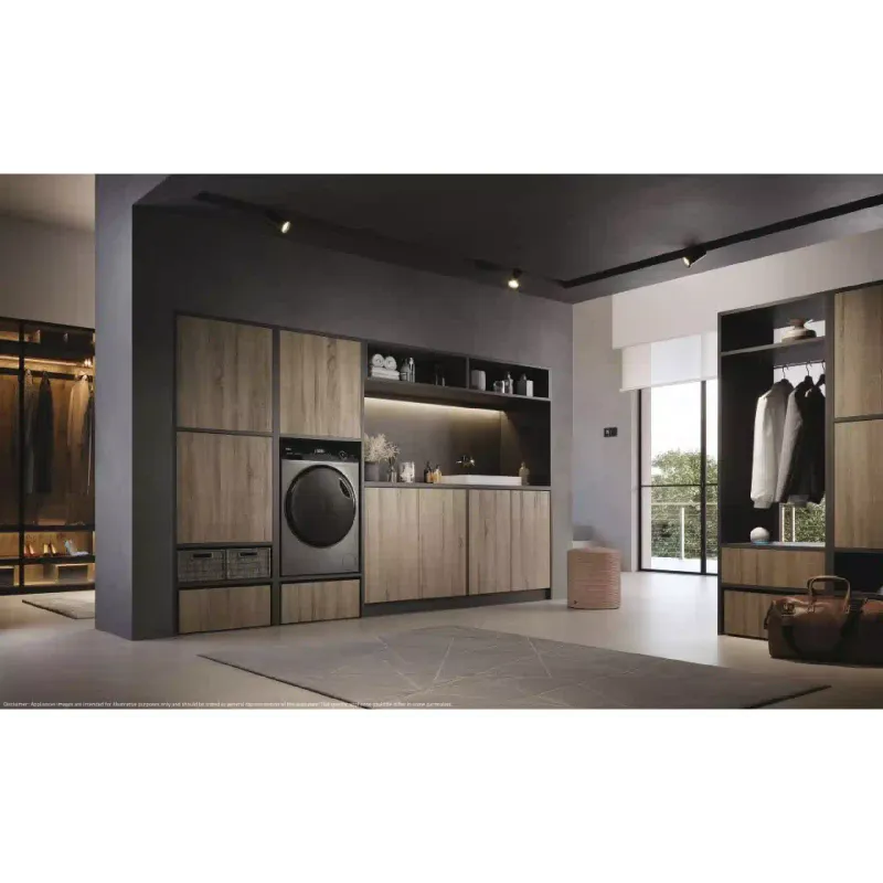 غسالة ومجفف Haier, Black (HWD80-B14959S8U1)