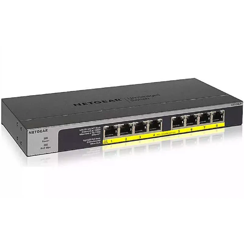 Διακόπτης Netgear GS108LP (GS108LP-100EUS)