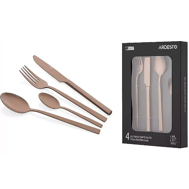 Комплект прибори за хранене Ardesto Black Mars Favola (AR0704FSC)