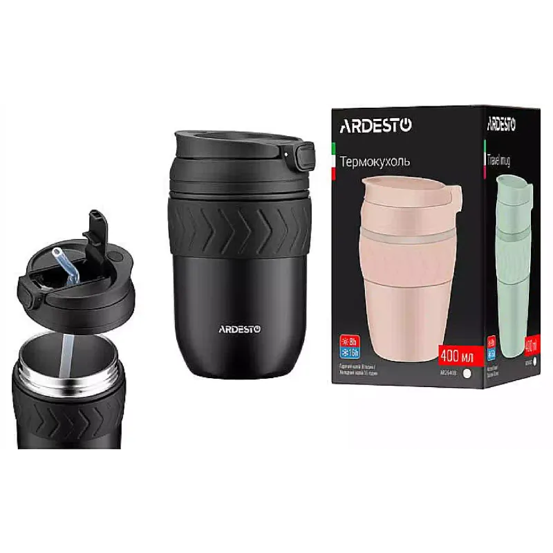 Copo térmico Ardesto Cosy, Black (AR2640BT)