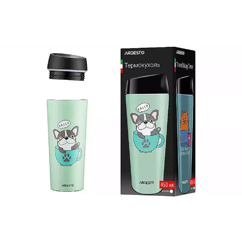 كوب حراري Ardesto Coffee Time, Green (AR2645DG)