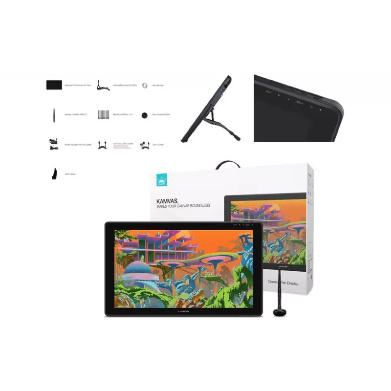 Монітор Huion Kamvas 22 21.5"  Black (GS2201B)