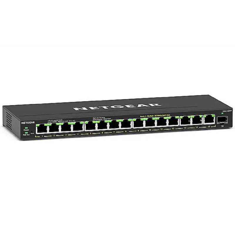 يُحوّل Netgear GS316EPP (GS316EPP-100PES)