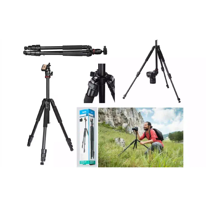 Camera tripod Hama Traveller-163 (00004291), Black