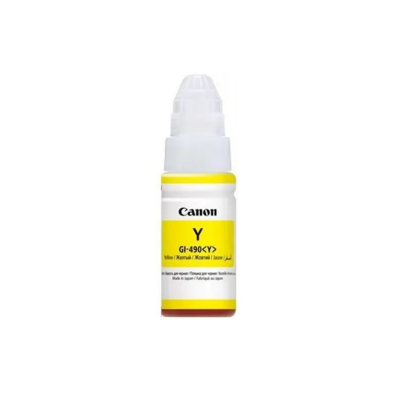 Tinta Canon GI-490, Yellow (0666C001AA)