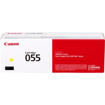 Cartridge Canon 055 (3013C002AA), for Canon LBP66x, MF74x, Yellow