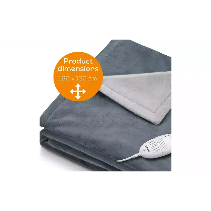 Elektromos takaró Beurer, Gray (HD_75_DARK_GREY)
