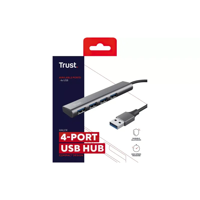 Адаптер Trust  Gray (24947_TRUST)