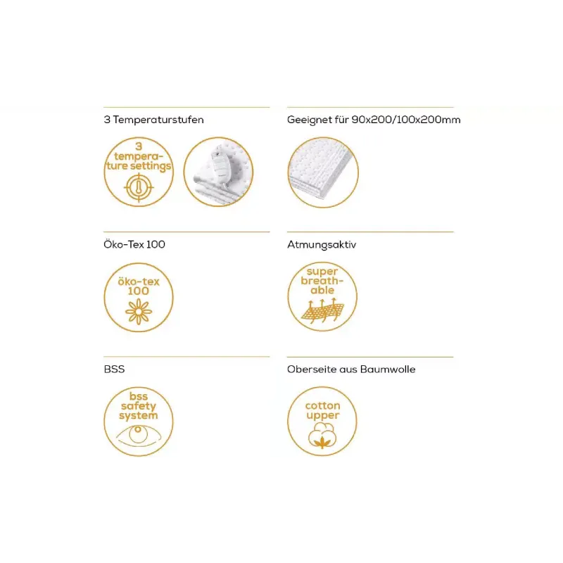 Ηλεκτρική κουβέρτα Beurer, White (UB_30)