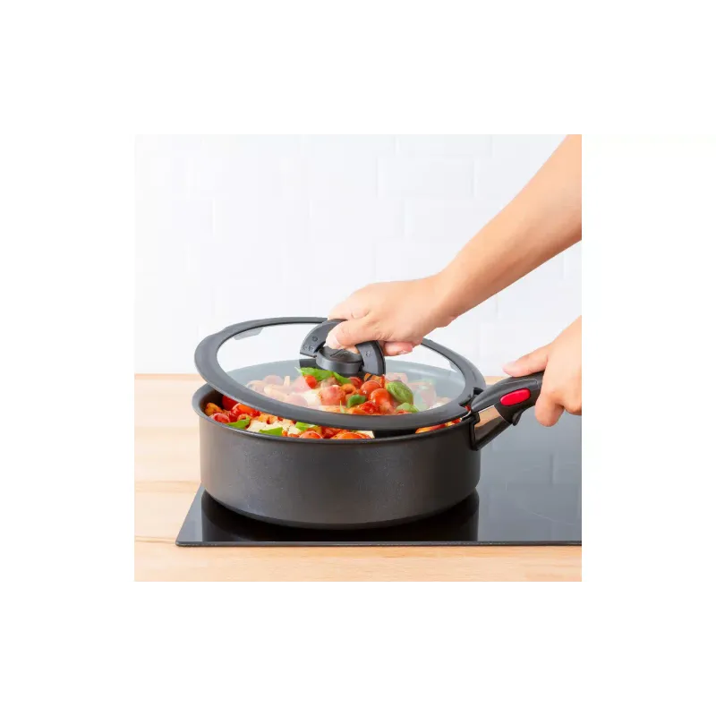Капак Tefal Ingenio, Transparent Black (L9846553)