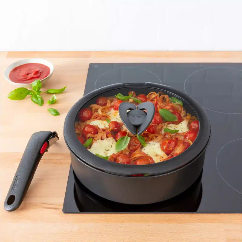 Καπάκι Tefal Ingenio, Transparent Black (L9846153)