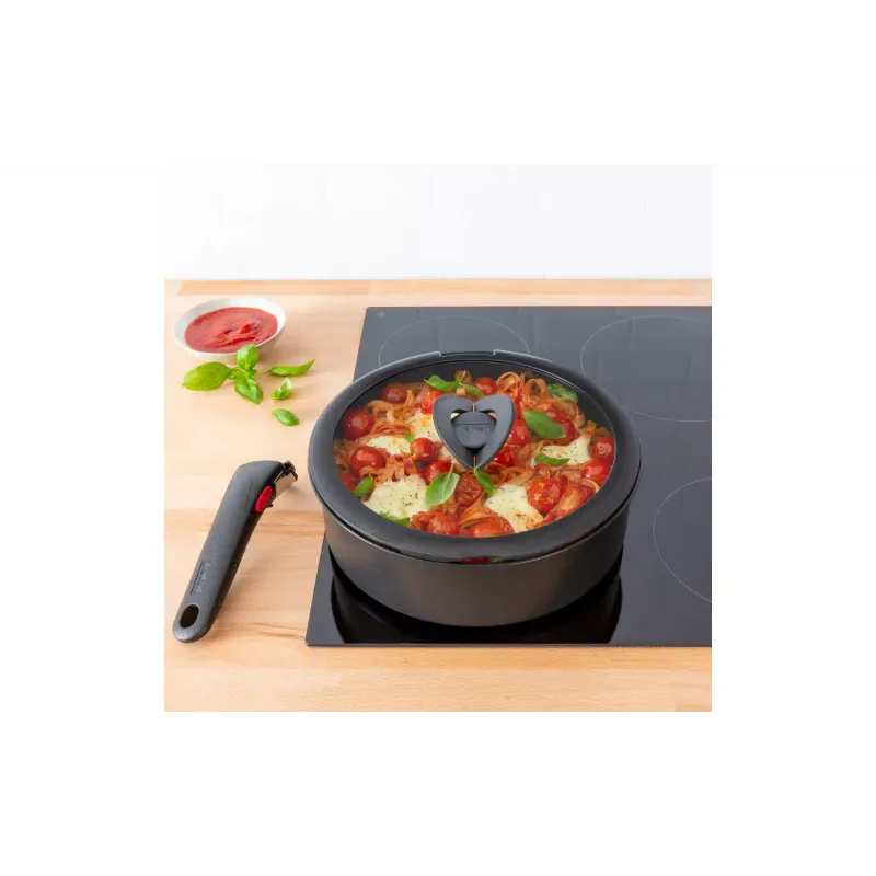 Капак Tefal Ingenio, Transparent Black (L9846553)