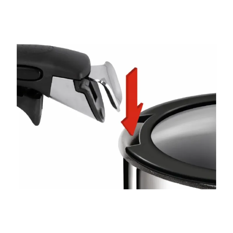 Капак Tefal Ingenio, Transparent Black (L9846553)