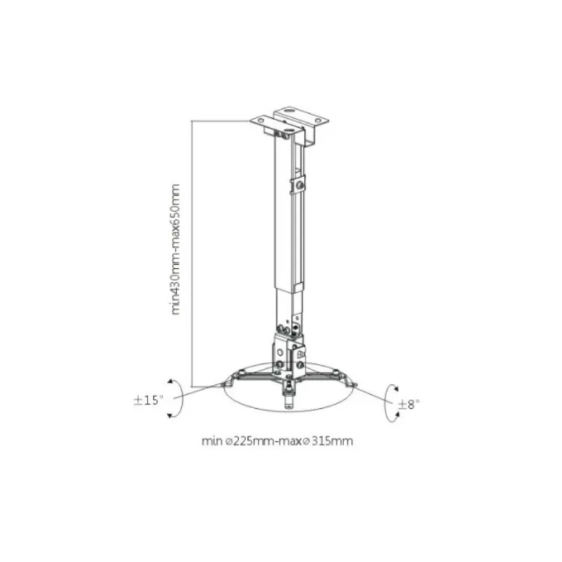 Кріплення для проектора Brateck  (PRB-2G)