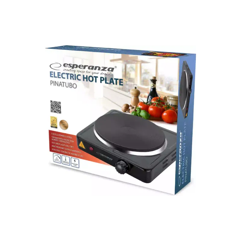 Electric stove Esperanza (EKH002K), Black