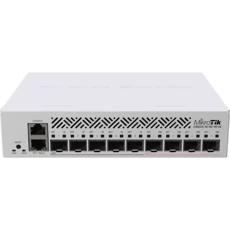 Комутатор MikroTiK  (CRS310-1G-5S-4S+IN)