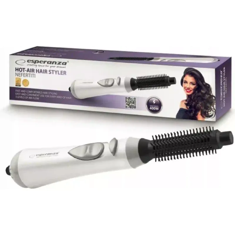 Escova para secador de cabelo Esperanza, White (EBL001W)