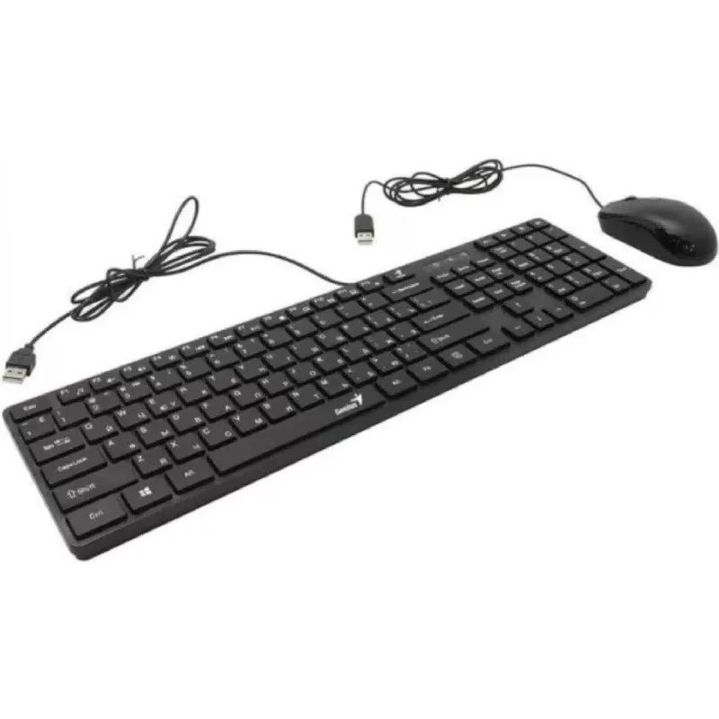 لوحة المفاتيح + الماوس Genius SlimStar C-126, Black (31330007407)