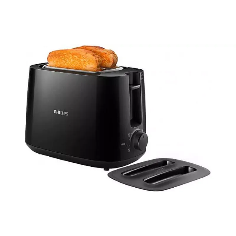 Torradeira Philips Daily Collection, Black (HD2582/90)