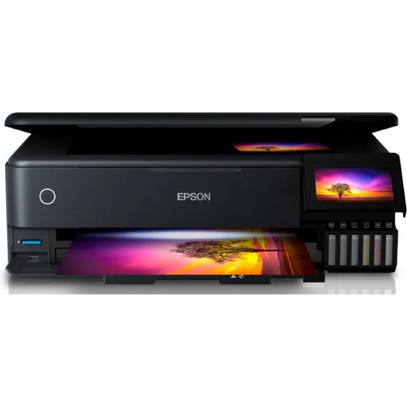 Többfunkciós nyomtató Epson EcoTank L8180, Black (C11CJ21403)