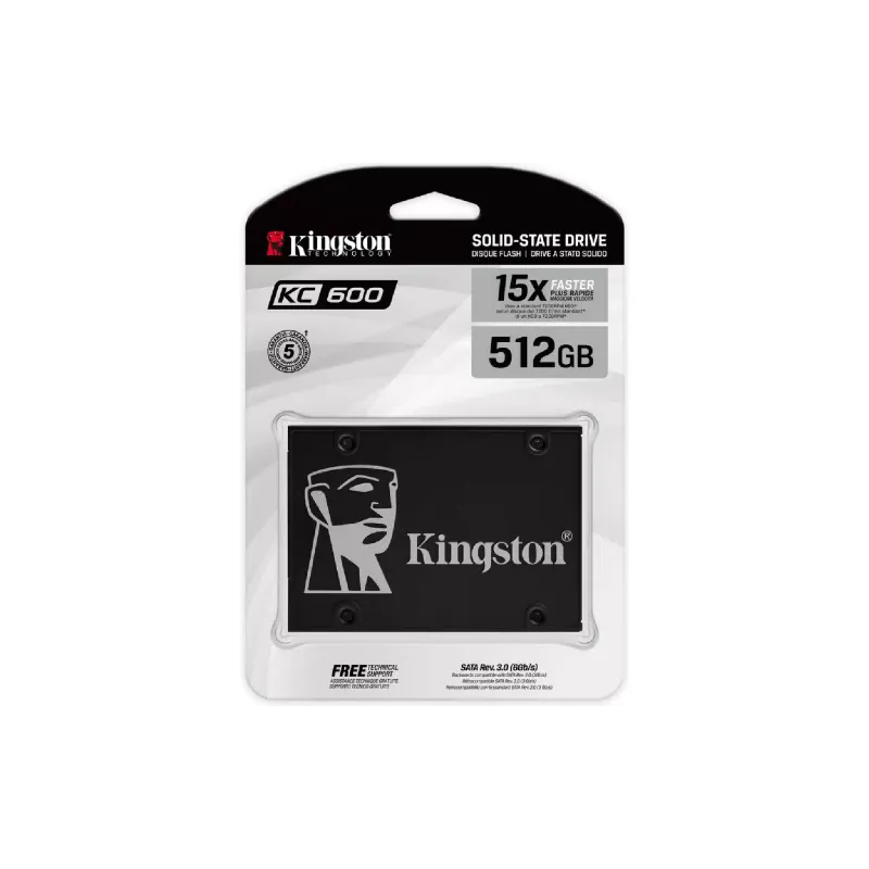 تخزين SSD Kingston KC600 (SKC600/512G)
