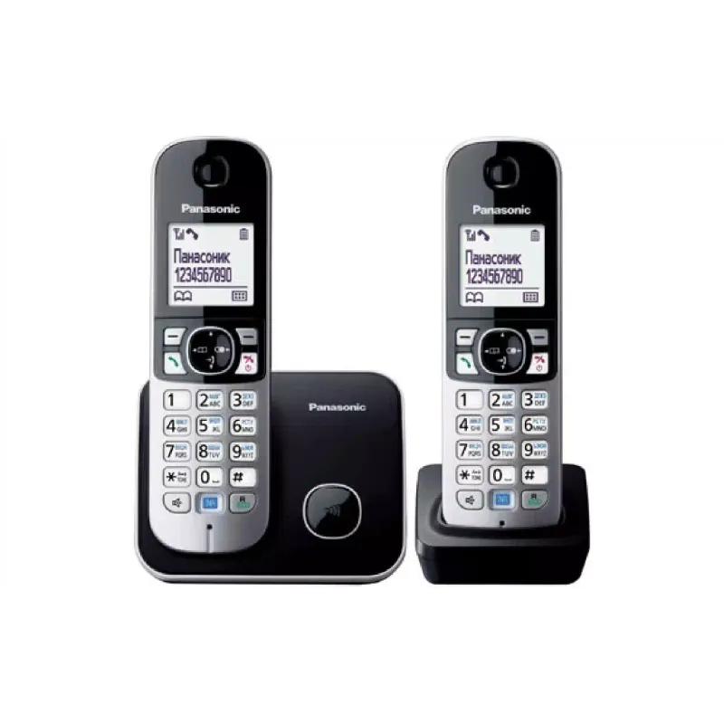 DECT rádiótelefon Panasonic, Black (KX-TG6812UAB)
