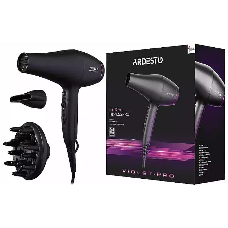 مجفف شعر Ardesto, Black (HD-Y222PRO)