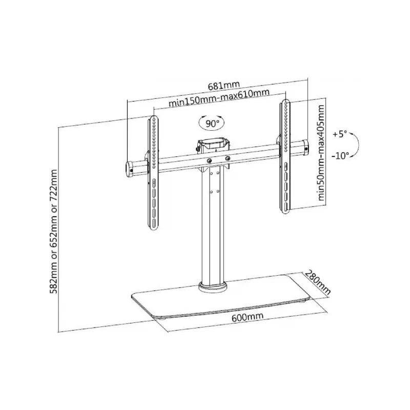 Кріплення для монітора Itech 32"-65"  (KFG-3)