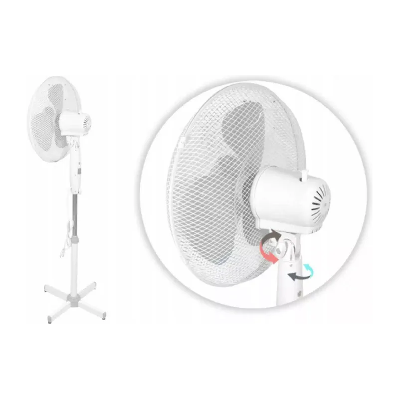 Ανεμιστήρας δαπέδου Esperanza, Hurricane White/Grey (EHF001WE)