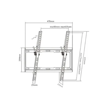 Кріплення для монітора Brateck (LP34-44T)