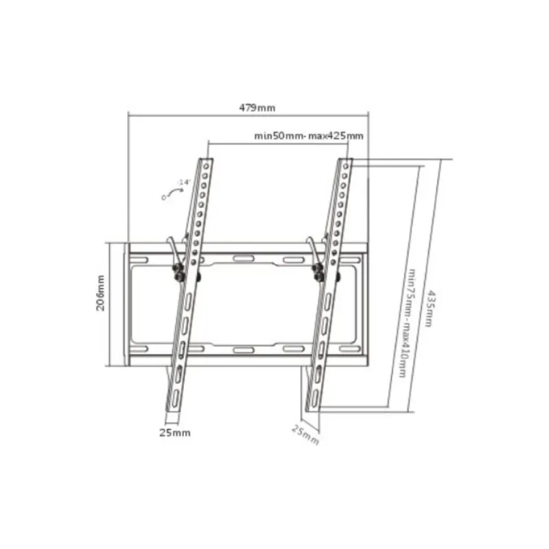 Nosilec za monitor Brateck (LP34-44T)