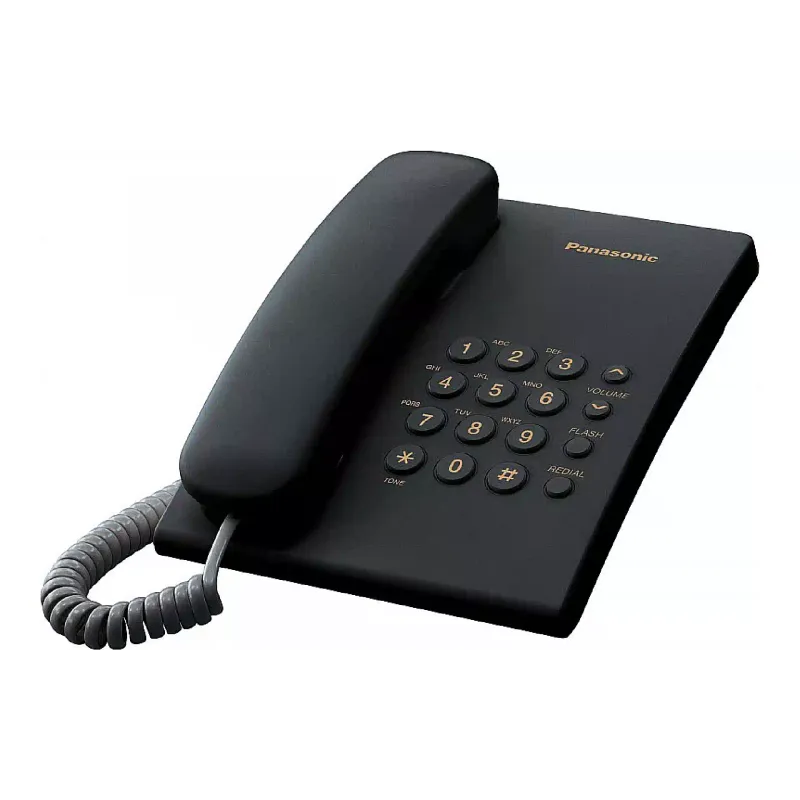 الهاتف Panasonic, Black (KX-TS2350UAB)