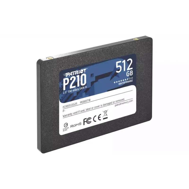 SSD съхранение Patriot P210 (P210S512G25)