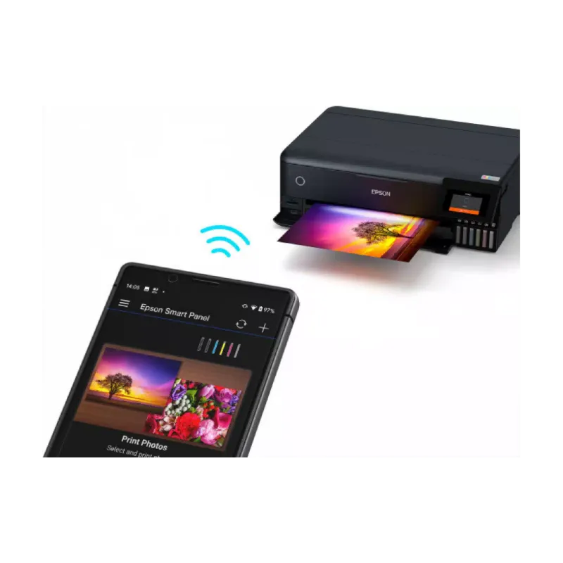 Többfunkciós nyomtató Epson EcoTank L8180, Black (C11CJ21403)