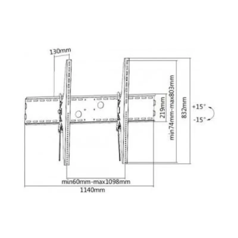 Fali tartó monitorhoz Itech (PLB-120)