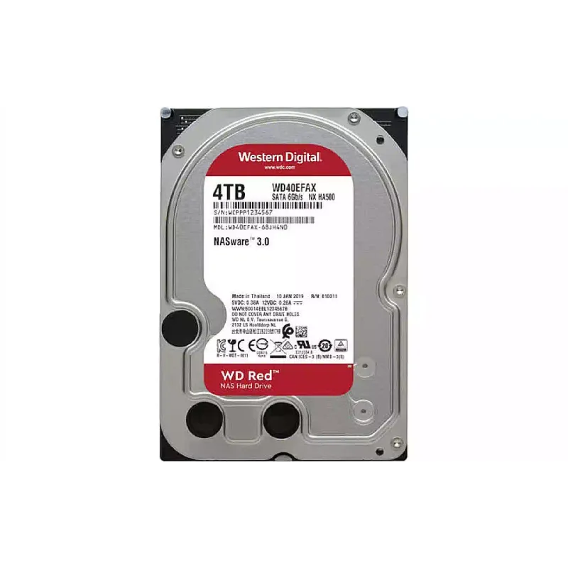 Armazenamento em HDD WD, Red (WD40EFAX)