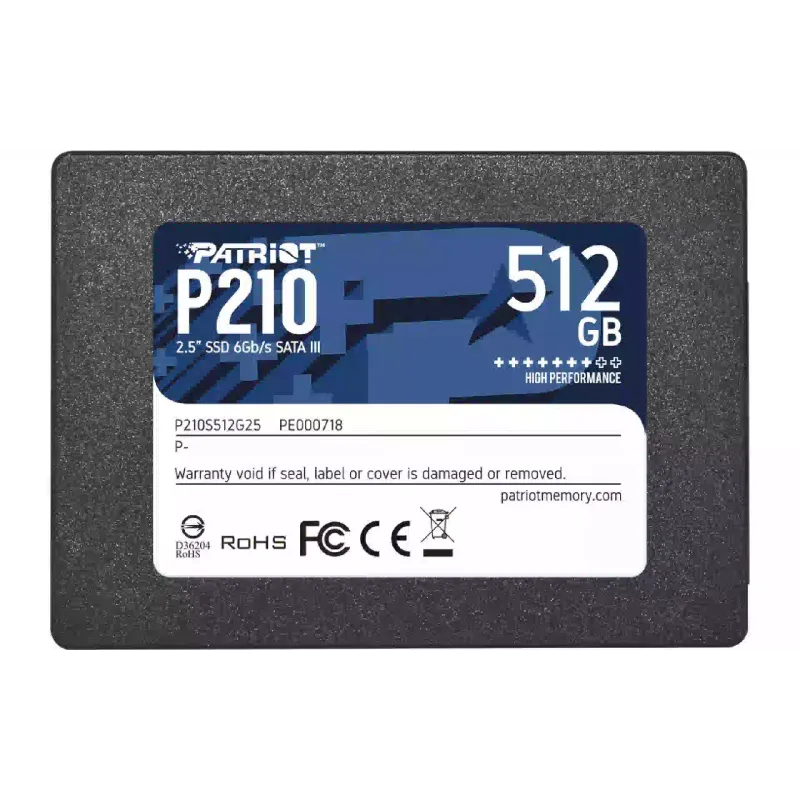 SSD съхранение Patriot P210 (P210S512G25)
