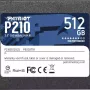 SSD storage Patriot 512Gb P210 (P210S512G25)