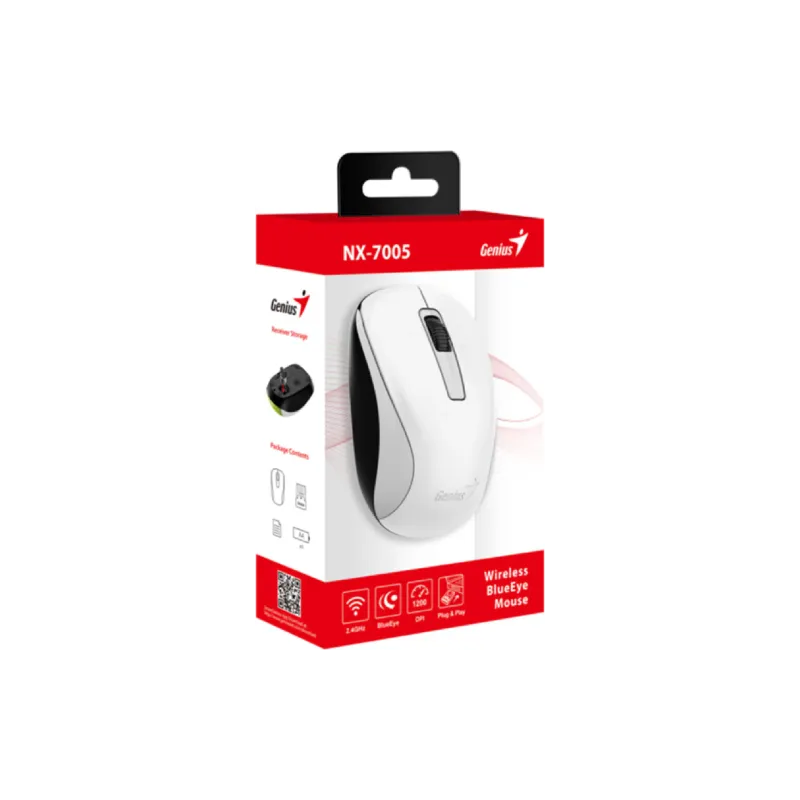 Мишка Genius G5 Hanger, White (31030017401)