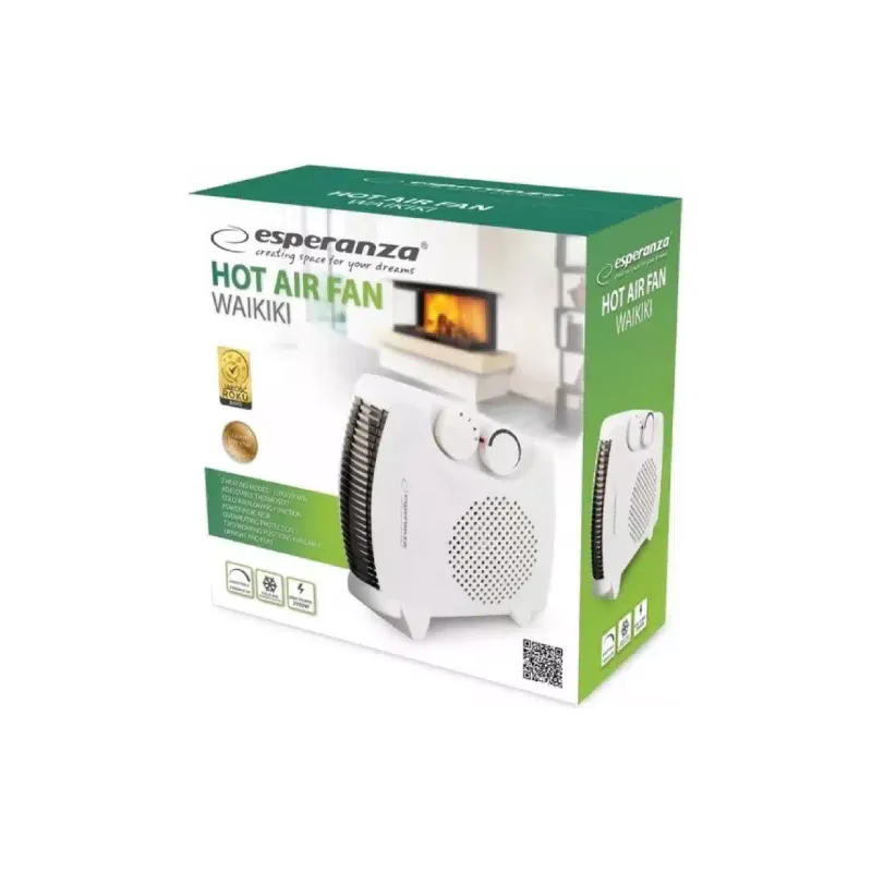 Aquecedor com ventilador Esperanza (EHH004)