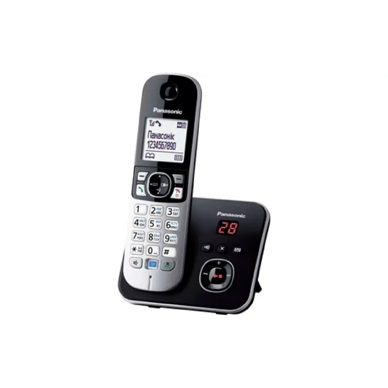 DECT radiotelephone Panasonic, Black (KX-TG6821UAB)