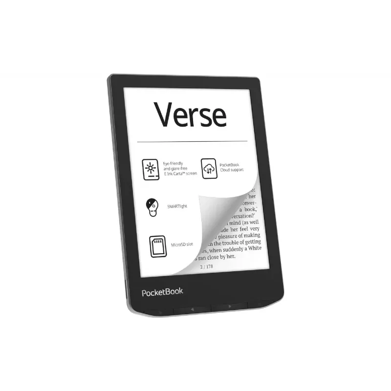 E-knjiga Pocketbook 629 Verse, Grey (PB629-M-CIS)