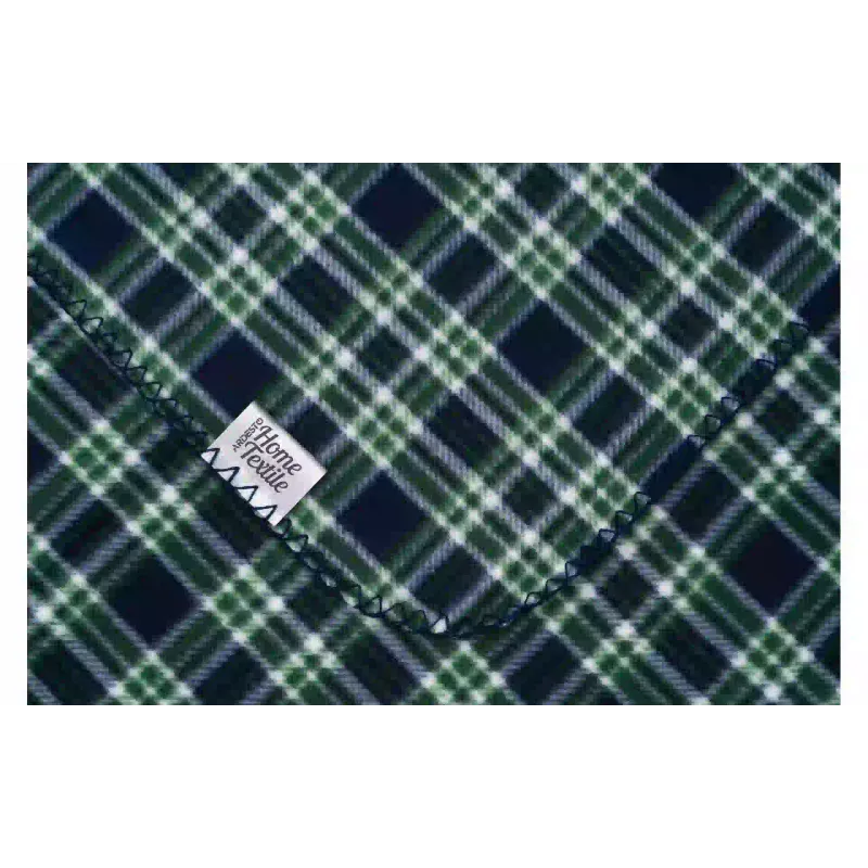 Плед Ardesto Fleece Клетка, Green (ART0702PB)