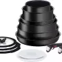 مجموعة أدوات المطبخ Tefal Ingenio Unlimited, Black (L7639002)