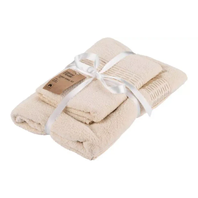 Frottír törölköző Ardesto Lotus, Ivory (ART2357IV)