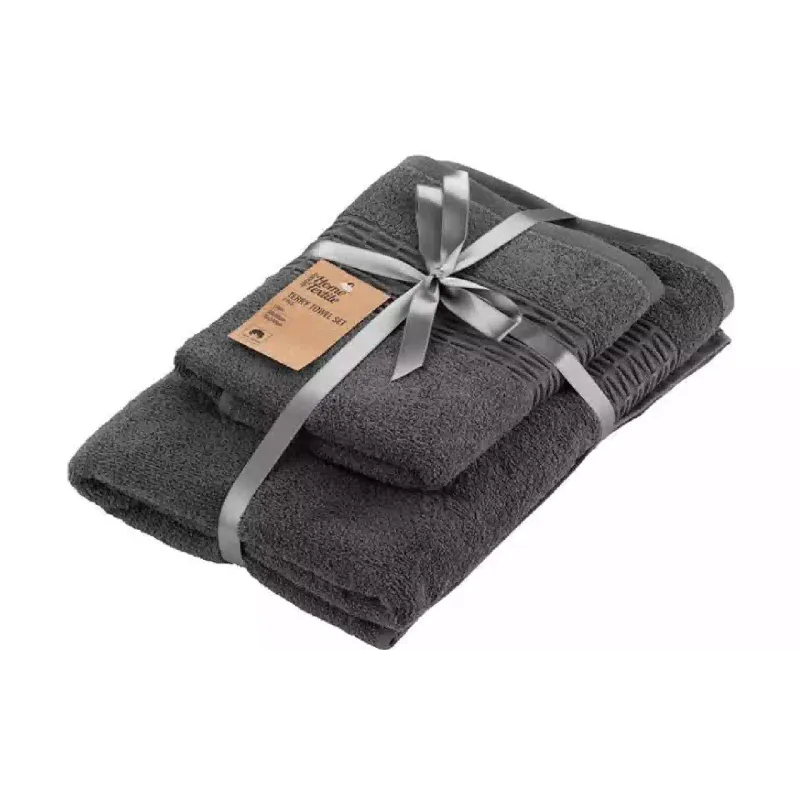 Toalha felpuda Ardesto Lotus, Gray (ART2357MC)