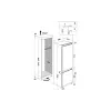 Beépített hűtőszekrény Whirlpool, White (WHSP70T121)