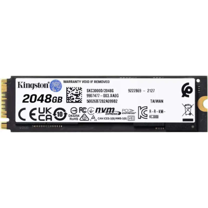 SSD съхранение Kingston KC3000 (SKC3000D/2048G)