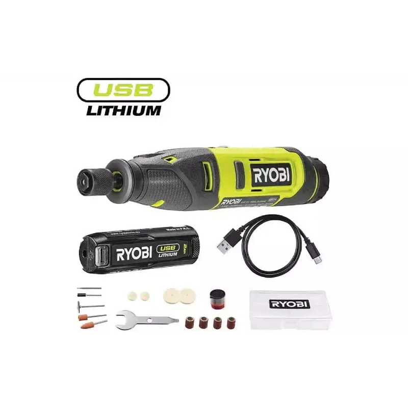 Шлифовъчна машина Ryobi USB Lithium RRT4-120GA15 (5133005634)